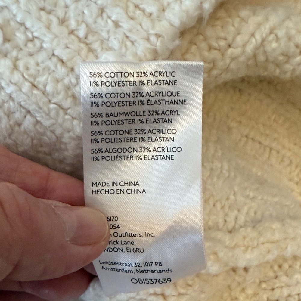 Pilcro Soft Cream Turtleneck Sweater - Picture 13 of 15
